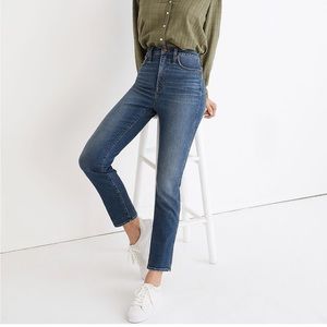 High-Rise Straight Crop Women Jeans - Blue